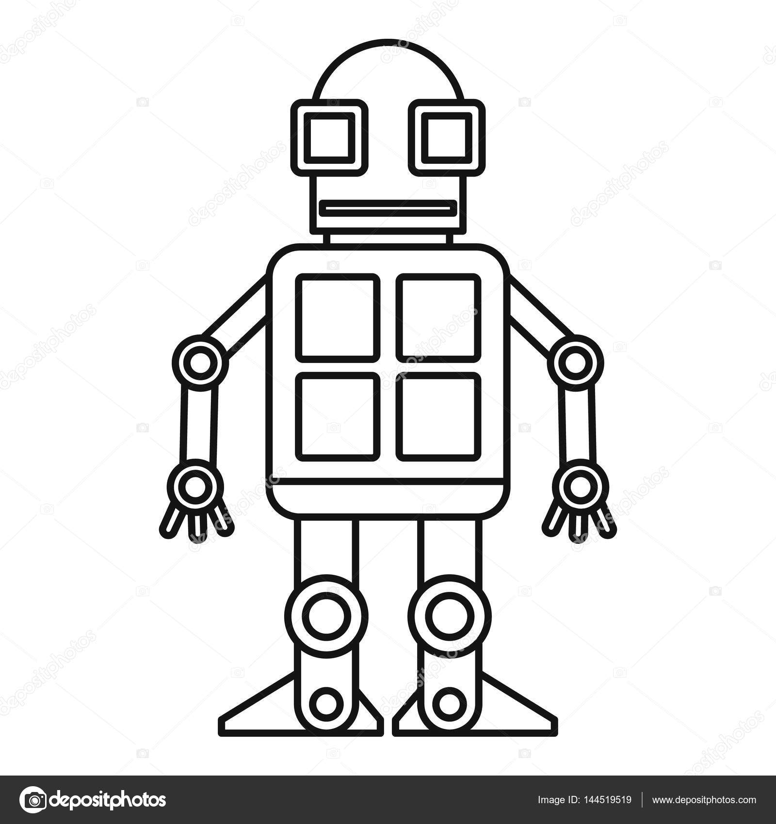 Android Robot Icon Outline Style Stock Vector Image By C Ylivdesign Android Robot Icon Outline Style Stock Vector Image By C Ylivdesign