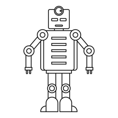 Robot simgesi, anahat stili