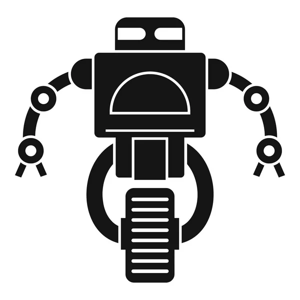 Icono de robot de máquina, estilo simple — Archivo Imágenes Vectoriales