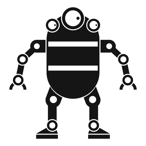 Icono de robot, estilo simple — Vector de stock