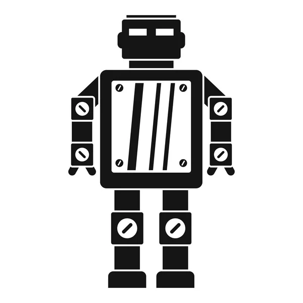 Icône abstraite de robot, style simple — Image vectorielle