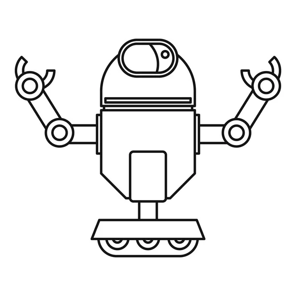 Icono de mecanismo automático, estilo de esquema — Archivo Imágenes Vectoriales