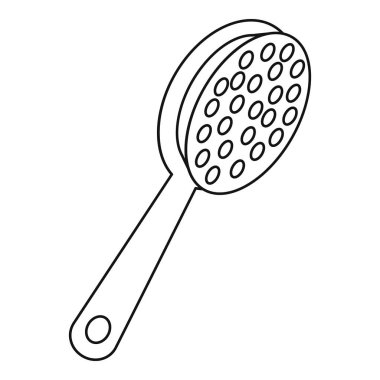 Topuklu simgesi, anahat stili için pedikür aracı