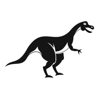 Theropod dinozor simgesi, basit tarzı