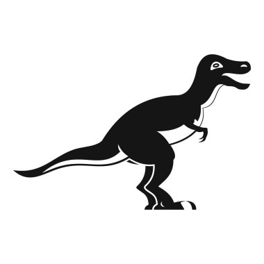 Theropod dinozor simgesi, basit tarzı