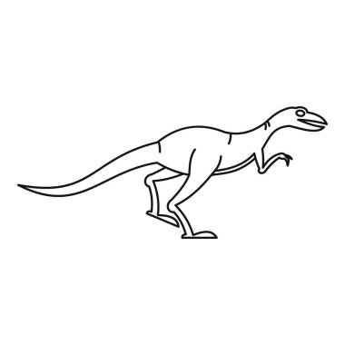 Velyciraptor simgesi, anahat stili