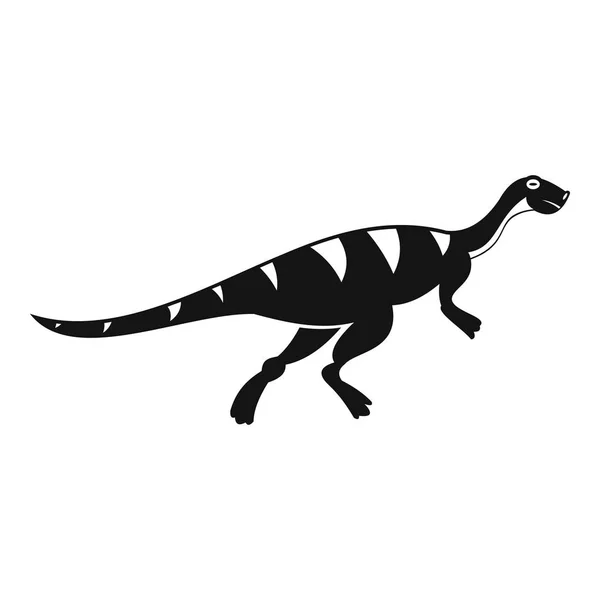 Gallimimus dinosaurus pictogram, eenvoudige stijl — Stockvector