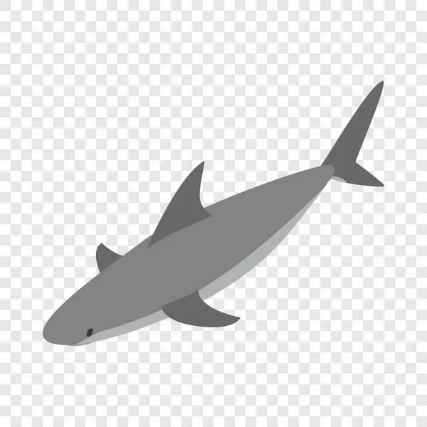 Shark isometrisk ikonen — Stock vektor