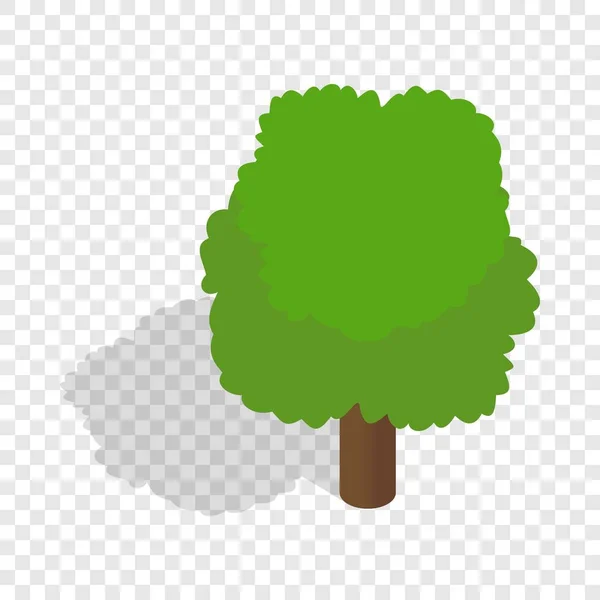 Izometrické ikonu měkký strom — Stockový vektor