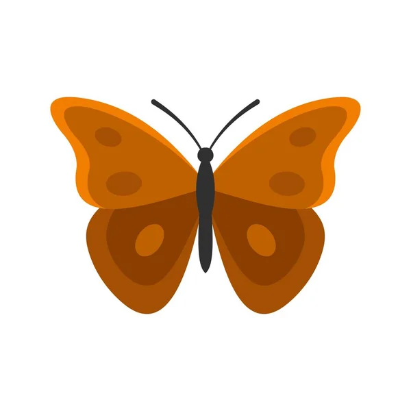 Mariposa insecto con grandes alas icono, estilo plano — Vector de stock