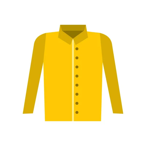 Icona della camicia, stile piatto — Vettoriale Stock