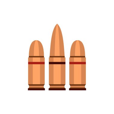 Kartuşları simgesi, düz stil