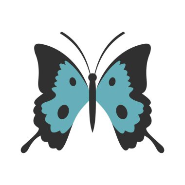 Kelebek simgesi, düz stil