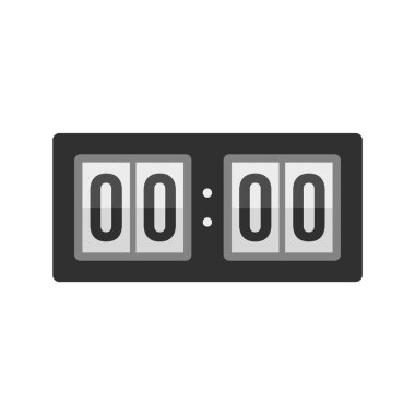 Çetele simgesi, düz stil