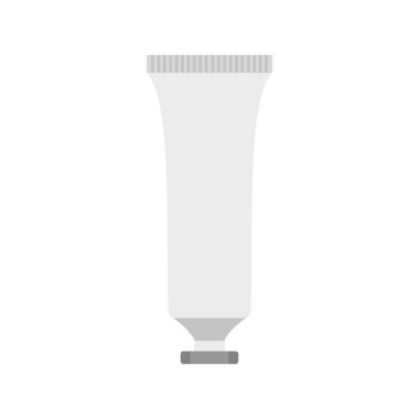 Kozmetik tüp simgesi, düz stil
