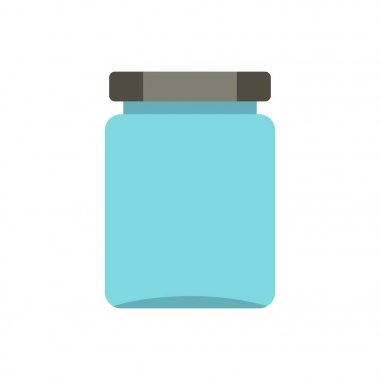 Kavanoz simgesi, düz stil