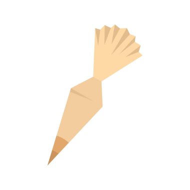 Başlık simgesi, düz stil ile pişirme torbası