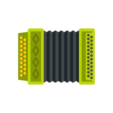 Akordeon simgesi, düz stil