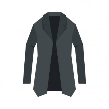 Ceket simgesi, düz stil