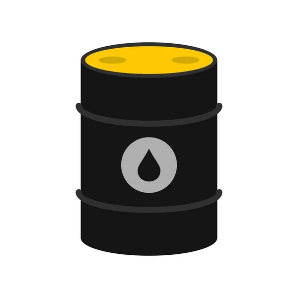 Icono de aceite, estilo plano — Vector de stock