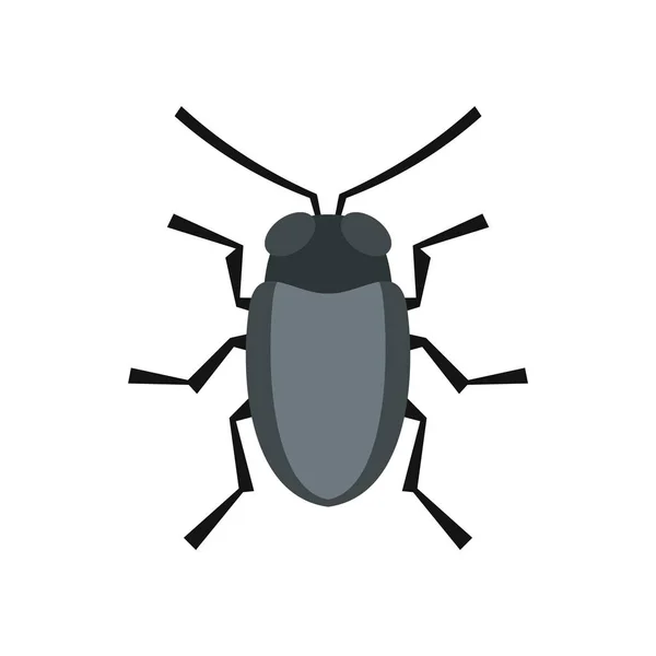 Small bug icon, flat style — Stock Vector