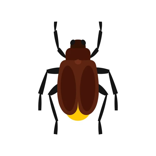 Icona del bug di raccolta, stile piatto — Vettoriale Stock