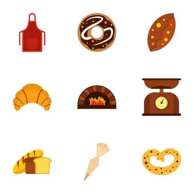 Simgeler kümesi, düz stil pişirme