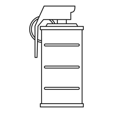 Sprey simgesi, anahat stili