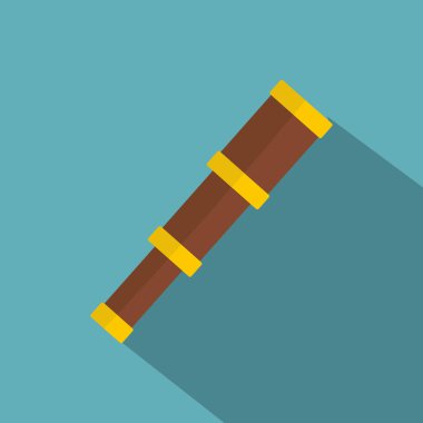 Spyglass simgesi, düz stil