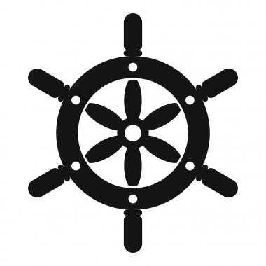 Gemi tekeri simgesi, basit biçim