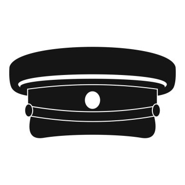 Askeri şapka kutsal kişilerin resmi, basit tarzı