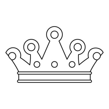 Royal crown simgesi, anahat stili