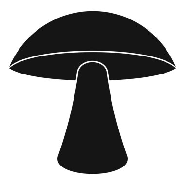 Huş mantar simgesi, basit tarzı