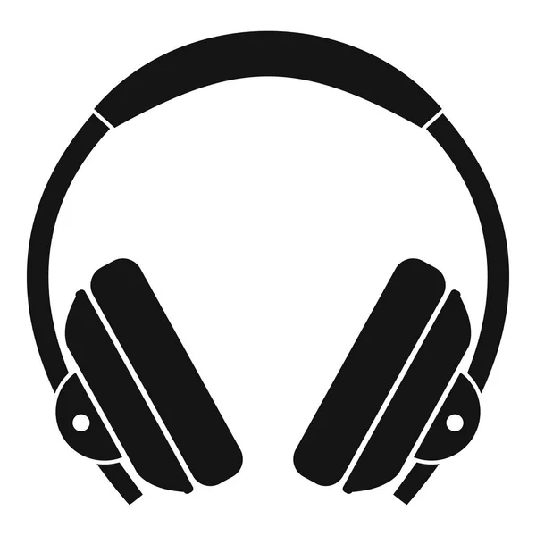 Icono de auriculares, estilo simple — Archivo Imágenes Vectoriales