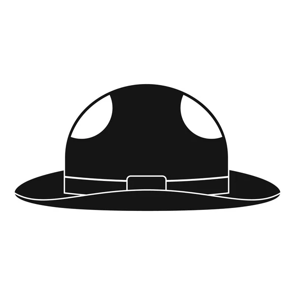 Chapeau d'été icône, style simple — Image vectorielle