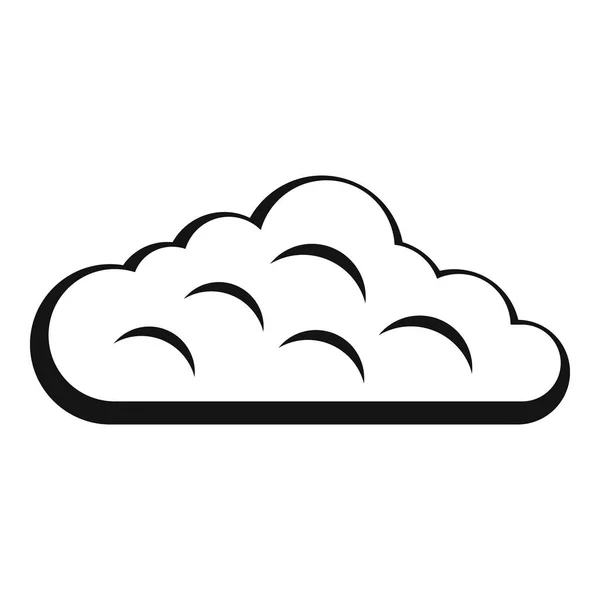 Ícone nuvem céu, estilo simples — Vetor de Stock