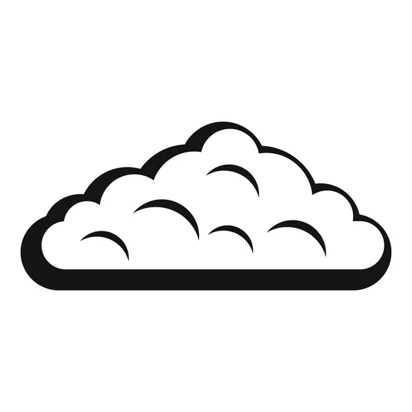 Ícone de nuvem molhada, estilo simples — Vetor de Stock