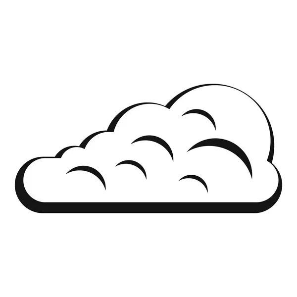 Иконка кучевого облака, простой стиль — стоковый вектор