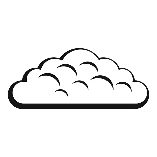 Lente wolk pictogram, eenvoudige stijl — Stockvector