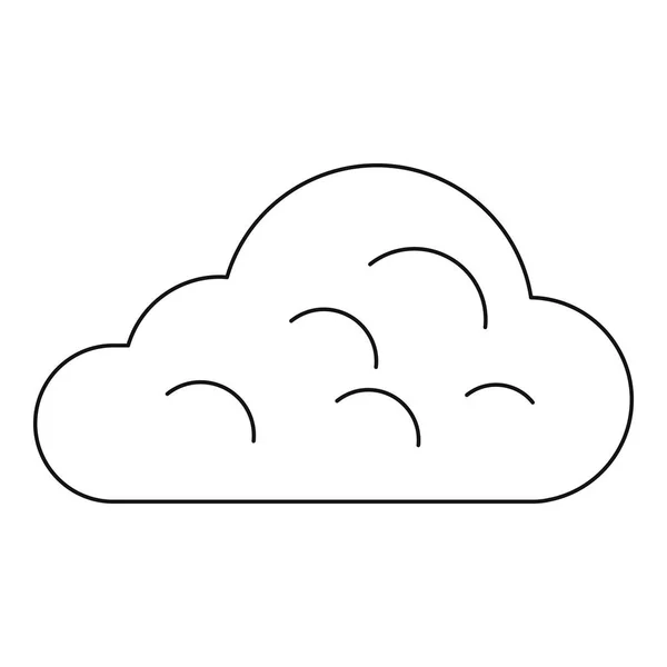 Reainy cloud icon, outline style — стоковый вектор