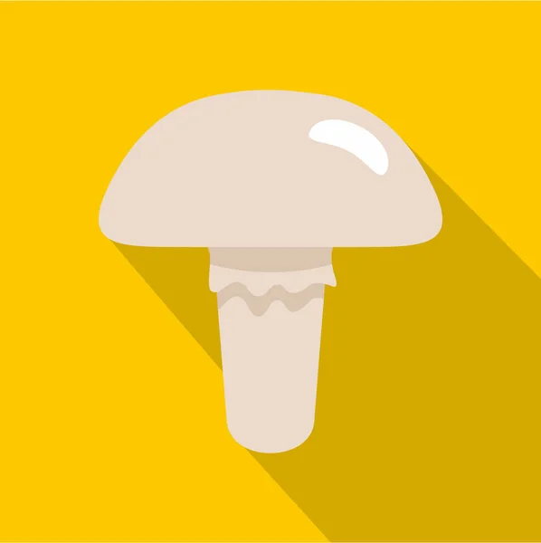 Ícone de cogumelo venenoso, estilo plano — Vetor de Stock