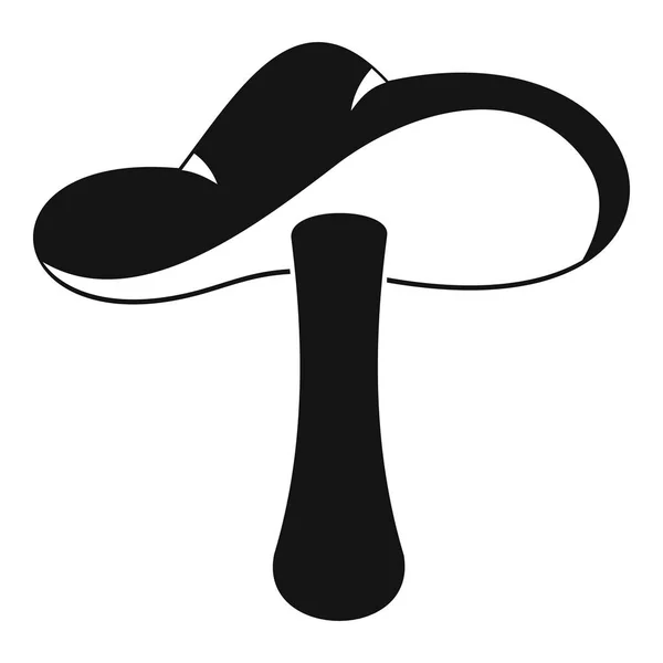 Herfst paddestoelen pictogram, eenvoudige stijl — Stockvector