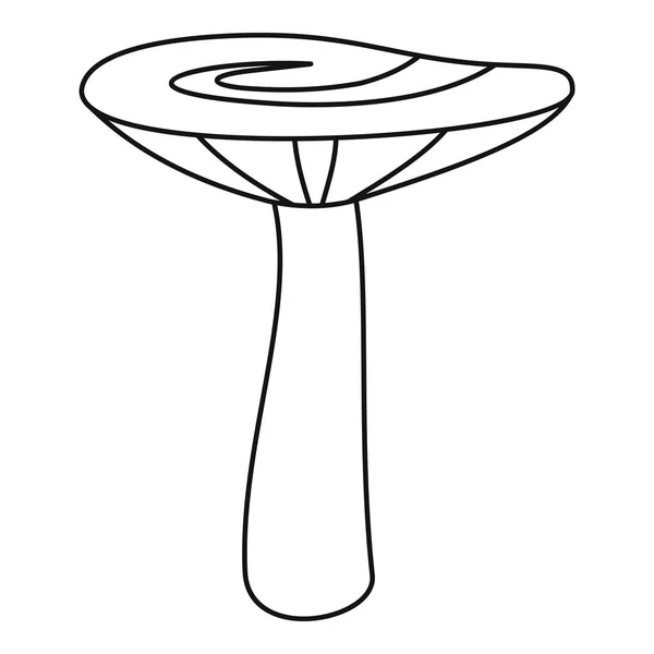 Піктограма гриба, стиль контуру — стоковий вектор