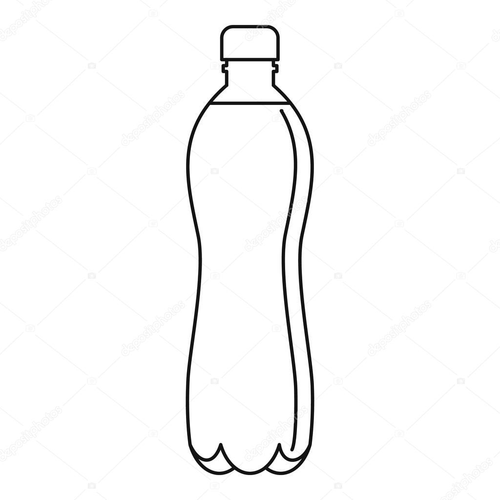 Water bottle icon, outline style — Stock Vector © ylivdesign 145368837