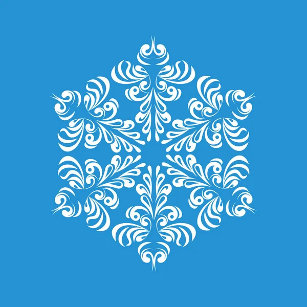 Olvadása snowflake ikon, egyszerű stílus — Stock Vector