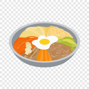 Kore yemeği izometrik simgesi