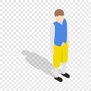 Geleneksel İsveç kostüm simgesinde giyen adam