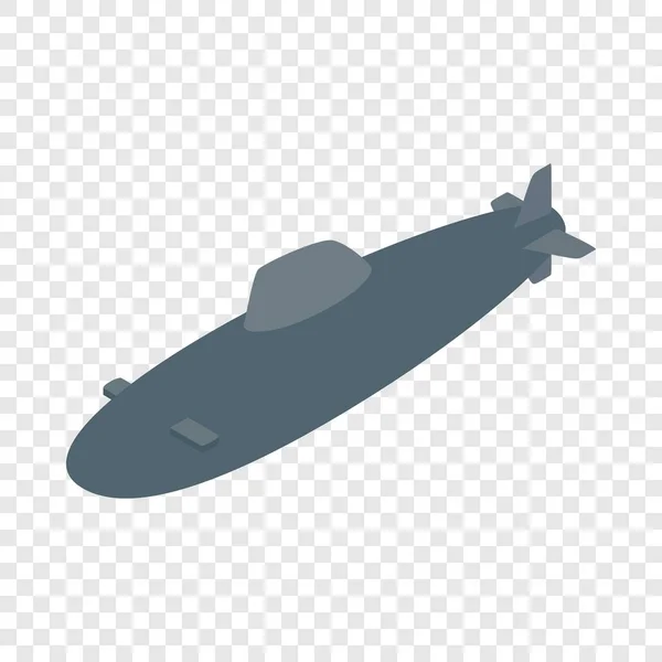 Icono isométrico submarino — Vector de stock