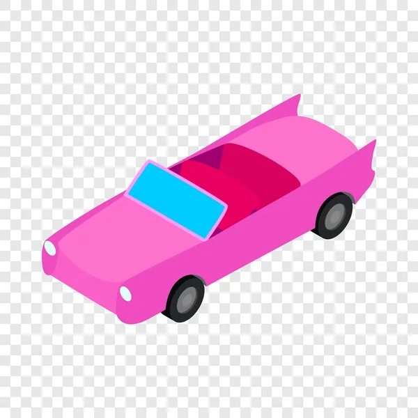 Icono isométrico convertible de coche — Vector de stock