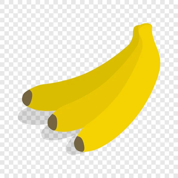 Μάτσο μπανάνες ισομετρική εικονίδιο — Διανυσματικό Αρχείο